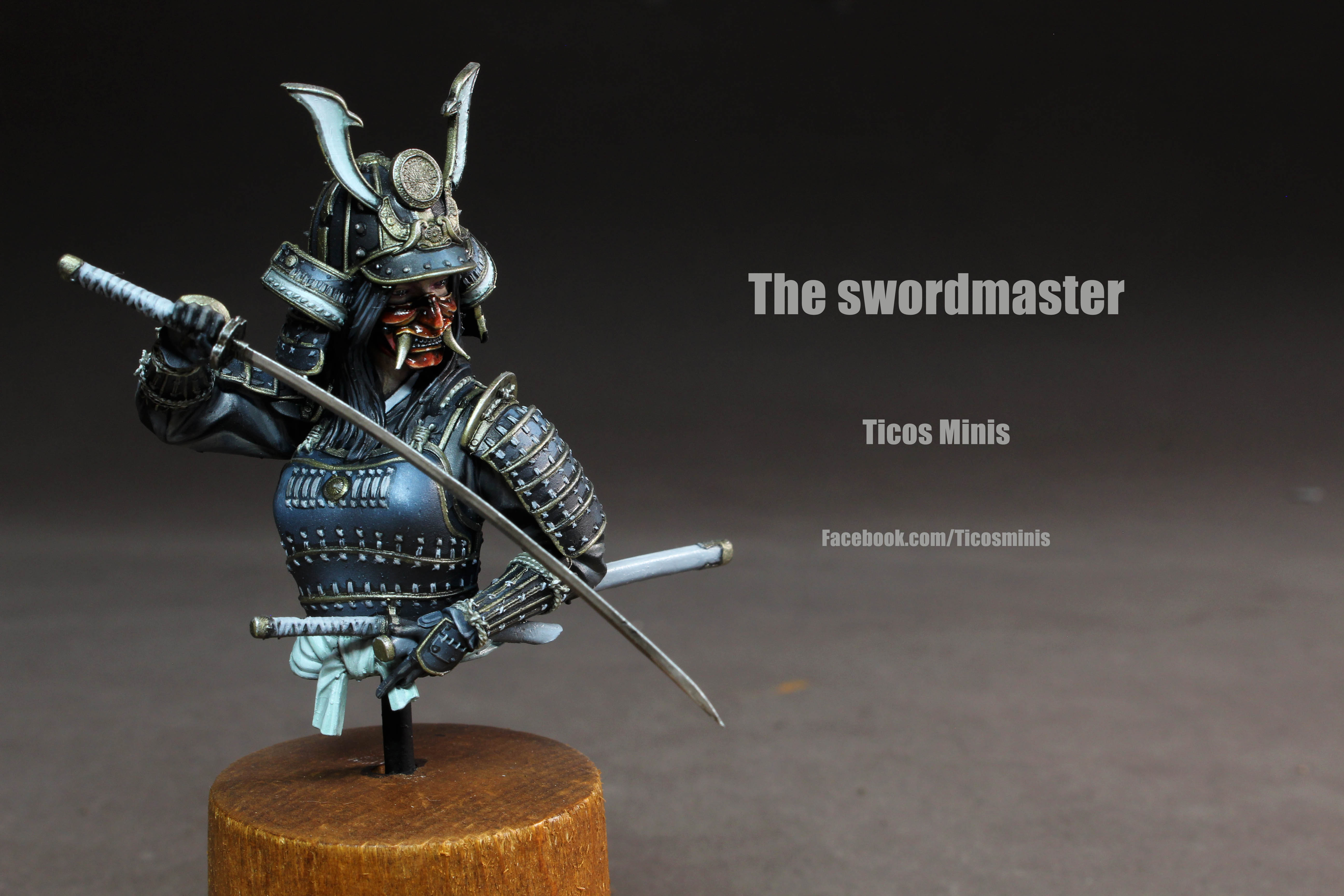 Samurai lady in armor